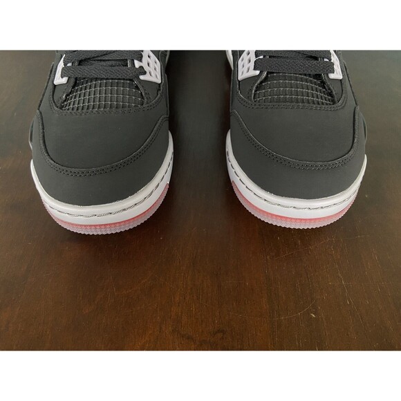 Nike Air Jordan 4 Retro Golf "Bred" Black/Red Men’s Size 10 CU9981-002 - Picture 7 of 11